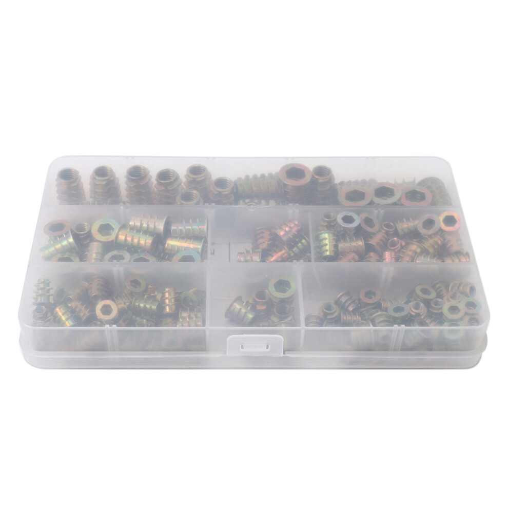 Threaded Inserts Nuts, Wood Insert Assortment Tool Kit, M4/M5/M6/M8 ...