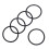 O-, Sealing , 20 Pieces, 45 mm X 3 mm, Nitrile Rubber, Black 6