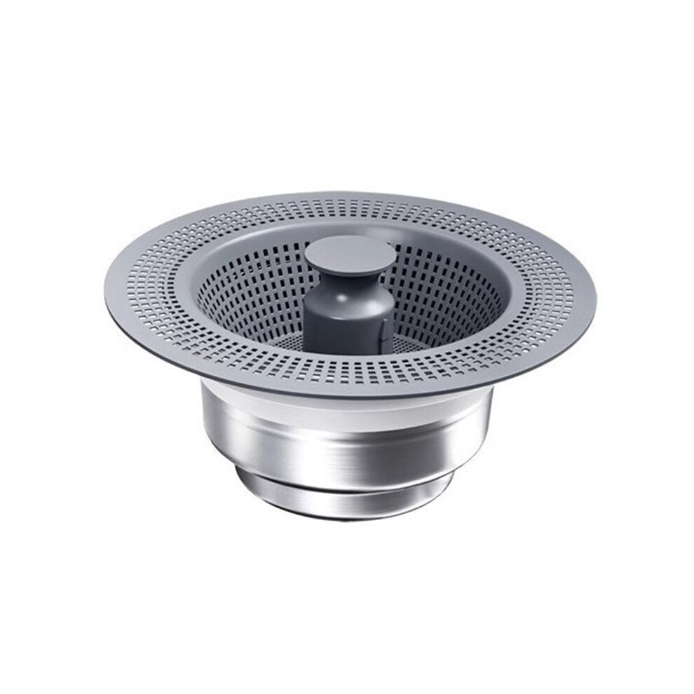 3-In-1 Kitchen Sink Drainage Filter Abs Basket Stainless Steel - Sink Plug Quick Drainage Kitchen Sink Plug 4713236243603