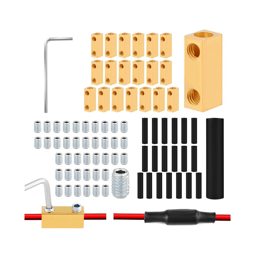 20Pcs 8 Gauge Wire Connectors,8 Awg Docking Connector Quick Wiring Connection Terminal 20A Wire Terminal Connectors Wire 6033169675141