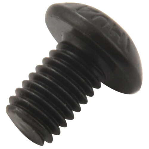 M5X8mm Button  Hex Socket Cap Screw Bolt Black 100 Pcs 1