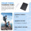 Waterproof 4W Solar Panel for Home Security Camera Solar Cells Powered Charger Type C White 6