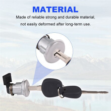 Fuel Door Lock Cylinder with 2 Key for Tacoma 1995-2004 Tundra 2000-2003 Replace 69058-35140, 69058-29016