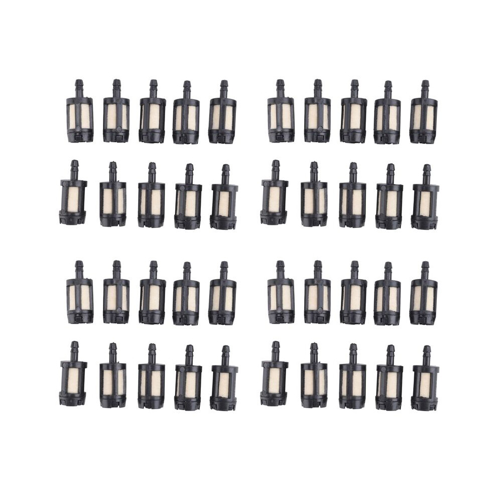 40Pcs Chainsaw Fuel Filters Black 4711071802092