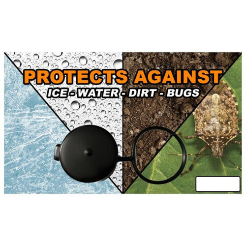 Cap & Shield Tethered 2,5 Polegadas ID, Tampa de Combustível Sem Tampa, Proteção Contra Sujeira, Água e Poeira Compatível com para , para , 2