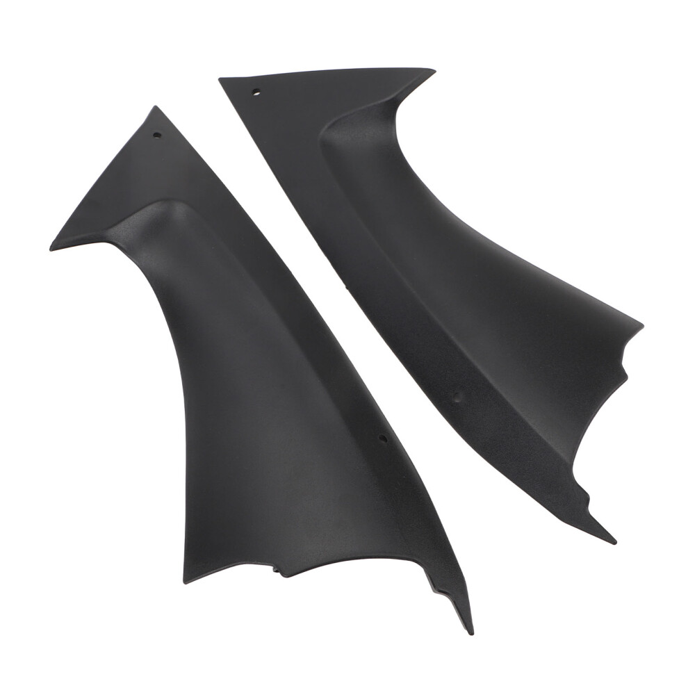Pair Abs Side Air Duct Fairing Fit For Yzf R6 2008-2016 Black 9411388467711