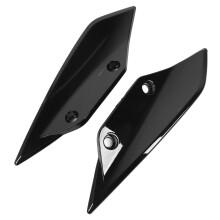 Alettoni anteriori lucidi neri con spoiler per S1000RR dal 2009 al 2014