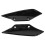 Automatic Injection Molding Motorcycle Front Side Fairing Glossy Black High Quality Engineering Grade ABS Plastic Strong Protection Compatible For 2