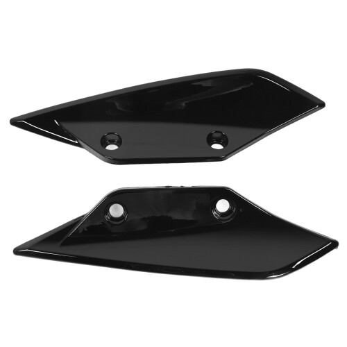 Automatic Injection Molding Motorcycle Front Side Fairing Glossy Black High Quality Engineering Grade ABS Plastic Strong Protection Compatible For 1