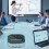 Desktop USB-Conferentieluidsprekertelefoon BT-Microfoon 360 Omnidirectionele Condensatorcomputermicrofoon met Luidspreker 9
