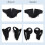 For Meta Quest 3 Controller Covers Lens Cap Light-Blocking, Nose Pad and Face Cover for Quest 3 Accessories Black 2