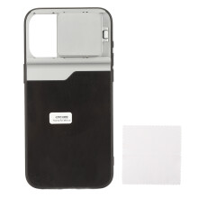Magnetyczny futerał na obiektyw do smartfonów, stylowy uchwyt na telefon o klasycznej fakturze z obiektywami 4 w 1 10X50X5X, uniwersalny zestaw