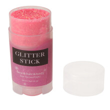 Pink Glitterstift für Gesicht & Körper 16g Perfekt für Halloween & Raves