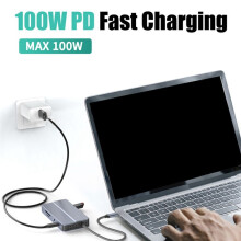 10-In-1 Docking Station Mobile Phone Laptop Steam Game Console Hdtv4k High Definition Converter