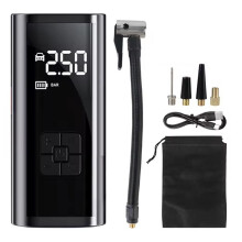 Wireless Tire Inflatable Pump Portable Air Compressor with Power Bank Function for Motorcycles and Bicycles