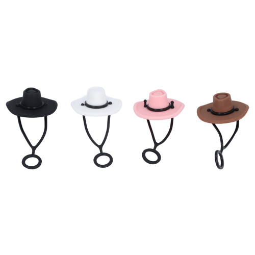 Silicone Leak-Proof Straw Tip Cover for Cups 6x3.2cm (4 Pack) 1