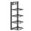 4 Layer Food Prep Rack Space-Saving Kitchen Prep Station Multi-Tier Food Tray & Plate Storage Rack 1