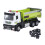 Alloy Light Sound Engineering Dump Truck Toy 17cm Kids Pull Back Model 2