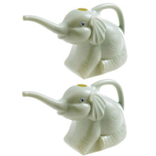 Regadera con Forma de Elefante, Herramienta de Riego de Plantas de Flores para Jardín Doméstico, Botella de Agua para Jardinería, Verde