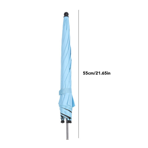 Large 85cm Baby Stroller Parasol Sun Shade with Adjustable Clamp - Blue 1