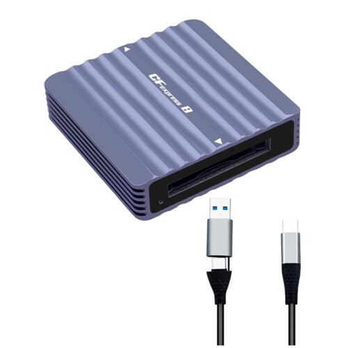 Bärbar Typ C Till CFexpress B Reader Gen2 10 Gbps CFE B Minneskort Utan Disk för Bärbara Datortelefoner