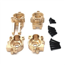Kit de Cubierta de Engranaje de Copa de Eje Trasero de Coche de Juguete Mejorado para RC Car para Piezas de Actualización de Coche RC YK4106 1/10