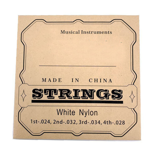 4Pcs Clear Nylon Ukulele Strings for 23in 26in 1