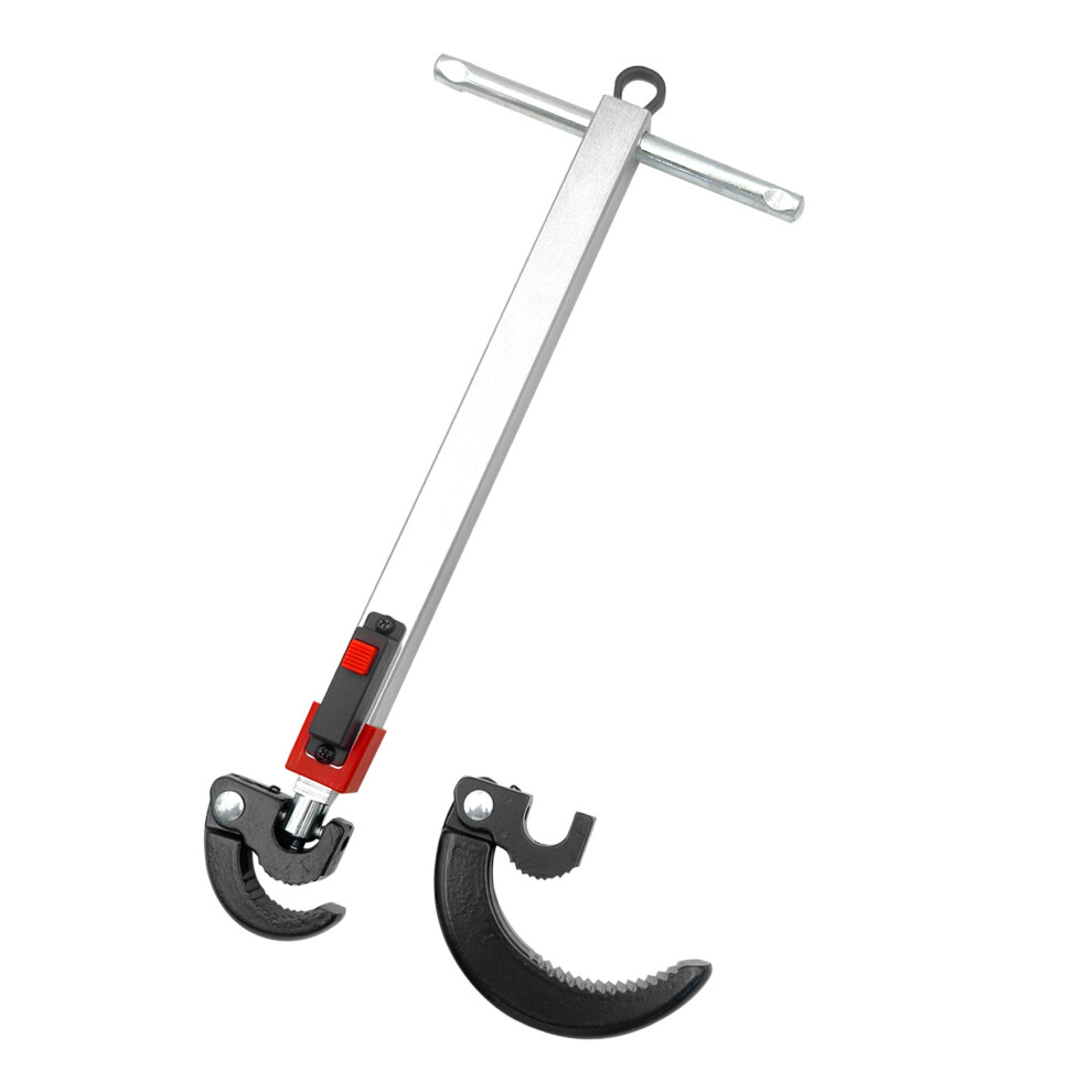Telescoping Basin Wrench 10-17In Cr V Steel 180 Rotatable Multi-Size 9311385952305