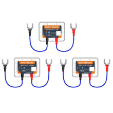3X Drahtlose -12-V-Batterieüberwachung BM6 mit Autobatterie-Zustandsprüfung, APP-Überwachung Des Batterietesters