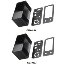 2X Wiele Interfejsów Ze Stopu Aluminium DIY Zestaw PowłOki do Konwertera XYH3606 CNC Buck Boost, Tylko Obudowa