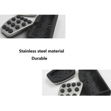 9X Car Pedals Gas Brake Clutch Accelerator Pedal Pad Plate Cover for  CITY 2013 - 2020 Vezel HRV HR-V 2015-2020(MT)