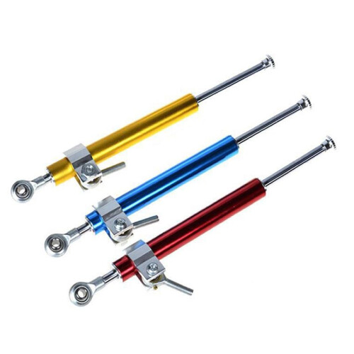 330MM Universal Motorcycle Steering Damper Stabilizer Damper-Steering  Direction Safety Control Gold 1