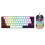 61-Key RGB Backlit Wired Gaming Keyboard with Mouse, White Frame 4