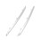 Pair Chrome Grille Trim Clio IV Facelift 1