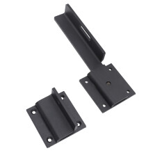 Secure Carbon Steel Gate Lock with Padlock Hole for Fence Barn & Yard Doors