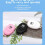 Wireless Camera Shutter Remote Control Selfie Clicker for Android & IOS Phones Selfie Accessory for Photos Videos 3