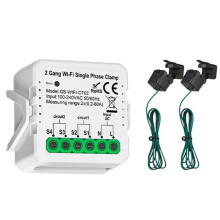 Tuya Wifi   Meter 80A Current Sensor Solar PV System Power Production Consumption Bidirectional Monitor