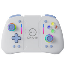 LinYuvo Wireless Gamepad for with Color Lights Six-Axis Body Sense Back Button Wake Feature for C