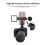 Phone Holder Cold Shoe Mount 360 Rotatable 1/4  Hole Vertical Shooting for  for Android DSLR Clamp 3
