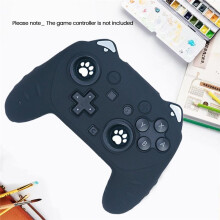 For 2 Pro Cat Paw Controller Skin Grips Set Anti-Slip Sweat-Proof Tight Fit Comfortable Game