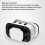 VR 3D Headset 4.7-6.53 Inch HD Panoramic Goggles Ergonomic 7