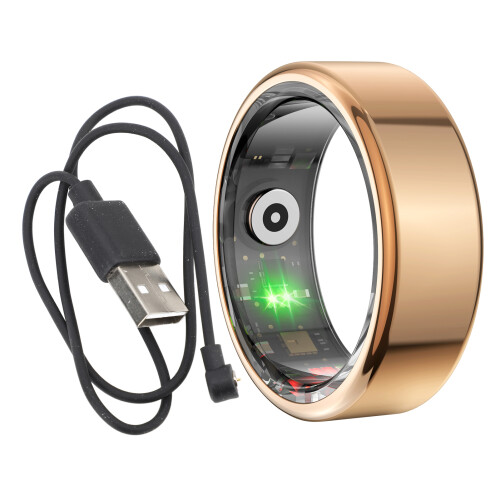 Smart Ring Bluetooth 5.1, 18mAh, IP68, Sleep & Exercise Tracker 1