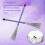 2 Pcs Purple Steel Wire Retractable Drum Brushes for Jazz Performance 11