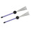 2PCS Purple Retractable Steel & Rubber Drum Brushes for Percussion Instruments 9