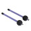 2PCS Purple Retractable Steel & Rubber Drum Brushes for Percussion Instruments 14