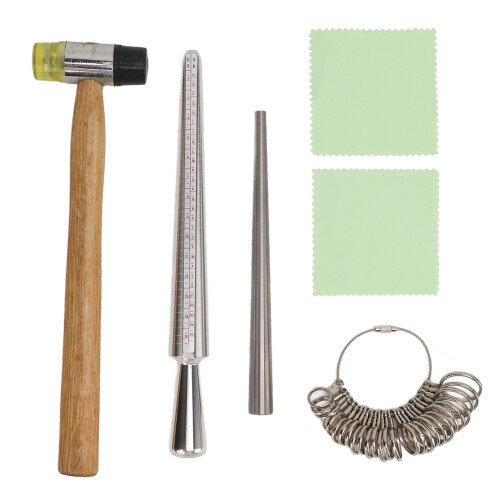 Kit di 6 mandrini per anelli piccoli - Alluminio, 18,4 cm 2
