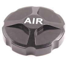 (1, Red) Aluminum Alloy Front Fork Gas Cap Cover for Mountain Bikes