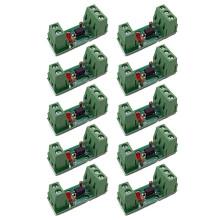1-Kanaals Optocoupler-Isolatiemodule PC817 3V-5V Foto-Elektrische Isolatorrailhouder PLC-Aandrijfmotorkaart 10 Stuks