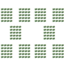 200 Pcs 3 Broches 5mm Hauteur PCB Monture Borne A Vis Bloc AC 250V 8A