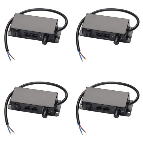 4X  0-10V Dimmer  Seriesable Sync Controller Rotary /Off for 0/1-10V Dimmable LED Drivers Electronic Ballasts 1